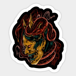 Japanes Demon Sticker